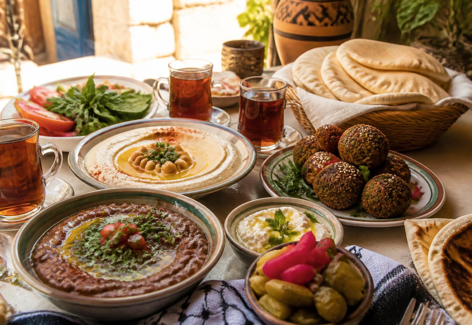 أطباق الفوّال: فول وحمص وفلافل